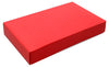 7-1/8 x 4-1/2 x 1-1/8红色1/2磅。长方形糖果盒盖子250/箱
