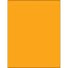 8 1/2 x 11“荧光橙可移动矩形激光标签100 /