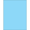 8 1/2 x 11“荧光浅蓝色移动矩形激光标签100 /