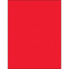 8 1/2 x 11“荧光红移动矩形激光标签100 /