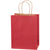 8 x 4 3/4 x 10 1/2红色购物袋250 w /处理/案例