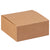 8 x 8 x 3 1/2牛皮纸(棕色)礼盒100/箱