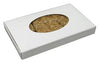 9-1/4 x 5-1/2 2x 1-1/8(1磅)白色糖果盒椭圆形窗口250/箱