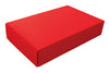9-5/8 x 6-1/8 x 2红色2磅长方形糖果盒盖子250/箱