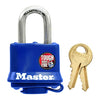 MasterLock ThermoLock 1-9/16“蓝色热塑性塑料盖，4/箱