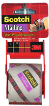 3M苏格兰透明邮件胶带1.88“x800”wDispenser, 6卷/盒