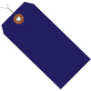 6 1/4 x 3 1/8蓝色塑料运输标签-预先布线100/箱