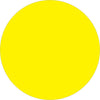 1“荧光黄色库存500 /卷圆标签