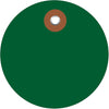 2“绿色塑料圆标签100/盒