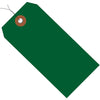 6 1/4 x 3 1/8绿色塑料运输标签-预先布线100/箱