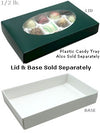 1/2磅绿色橱窗糖果盒
