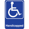 残疾人9 x 6设施标志