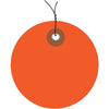 2“橙色塑料圆标签-设定100 / Case