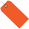 4 3/4 x 2 3/8橙色塑料运输标签-预先布线100/箱