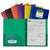 双口袋文件夹与尖头，重重量聚(各种颜色)，36个文件夹/显示