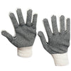 PVC黑点针织手套-超大12双/ Case