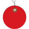 3“红色塑料圈标签-预连线100/箱