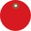 2“红色塑料圆标签100/盒