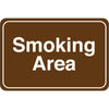 吸烟区6x9设施标志