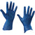 乙烯基手套-蓝色- 5 Mil -粉免费小