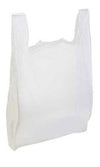 18 × 8 × 28高密度白色t恤袋500个/箱