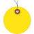 3“黄色塑料圈标记-设定100 / Case