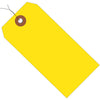 6 1/4 x 3 1/8黄色塑料运输标签-预先布线100/箱