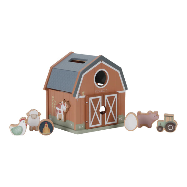 Order the Little Dutch Tractor With Trailer Little Farm FSC online - Baby  Plus