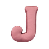 Betty’s Home Velvet Letter Cushion in J