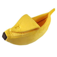 Banana Cat Bed Soft Cozy Pet Beds Medium & Large – Cute Cats Store