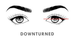 guide for downturned eyes