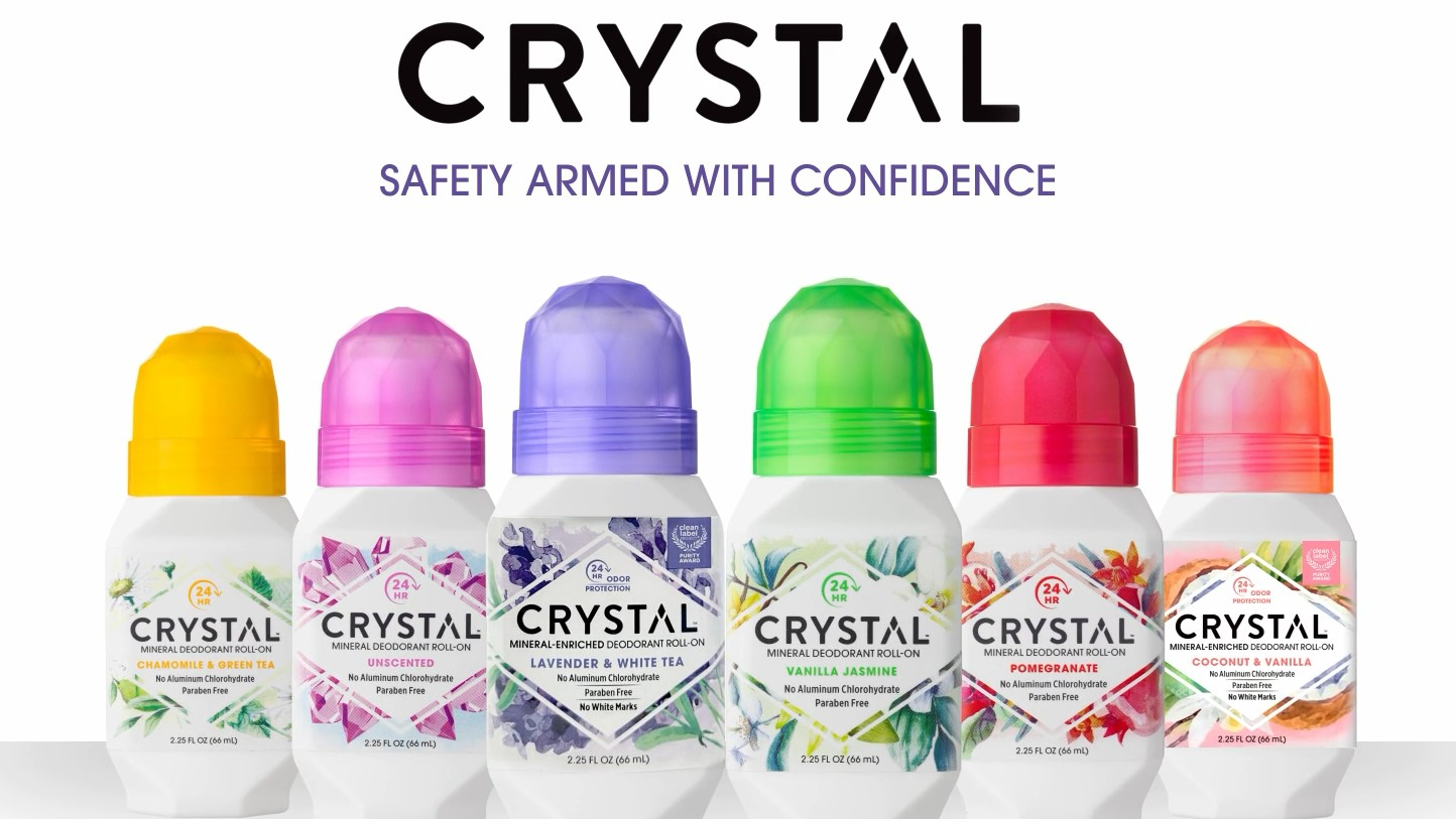Udgangspunktet bøn magasin Mineral Deodorant Roll-OnUnscented – CRYSTAL™ Deodorant