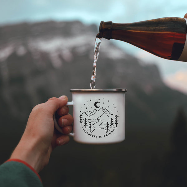 And So The Adventure Begins Camping Mug – The ODYSEA Store