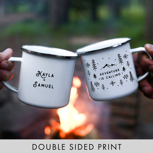 Keala's Enamel Camping Coffee Mug