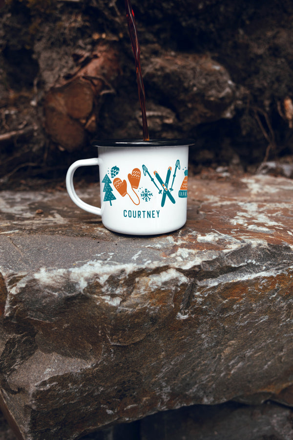 Personalized Name Camping Mug  Tent Design – The ODYSEA Store