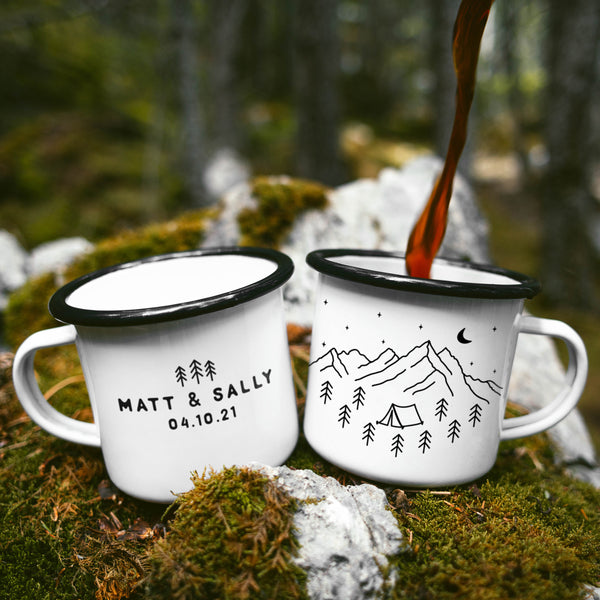 Keala's Enamel Camping Coffee Mug