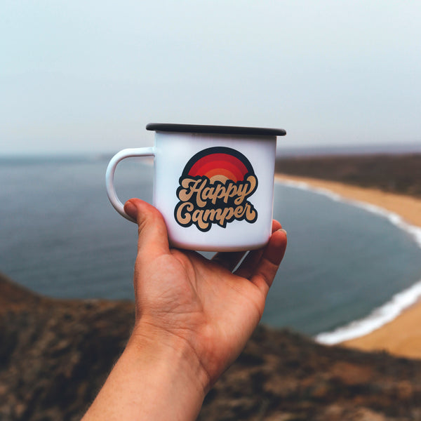 Custom Name Enamel Camping Mug  Cabin Design – The ODYSEA Store