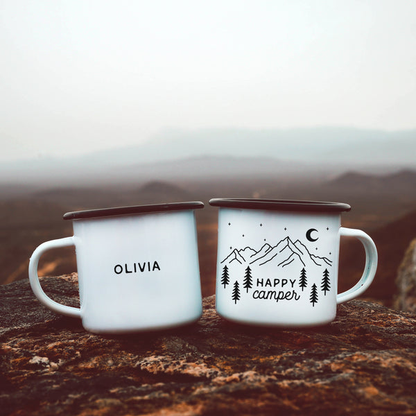 Camper Coffee Mug with Keala's Hawaiian Coffee Logo