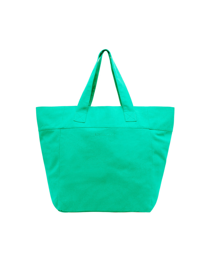 LARGE TOTE - AQUA GREEN