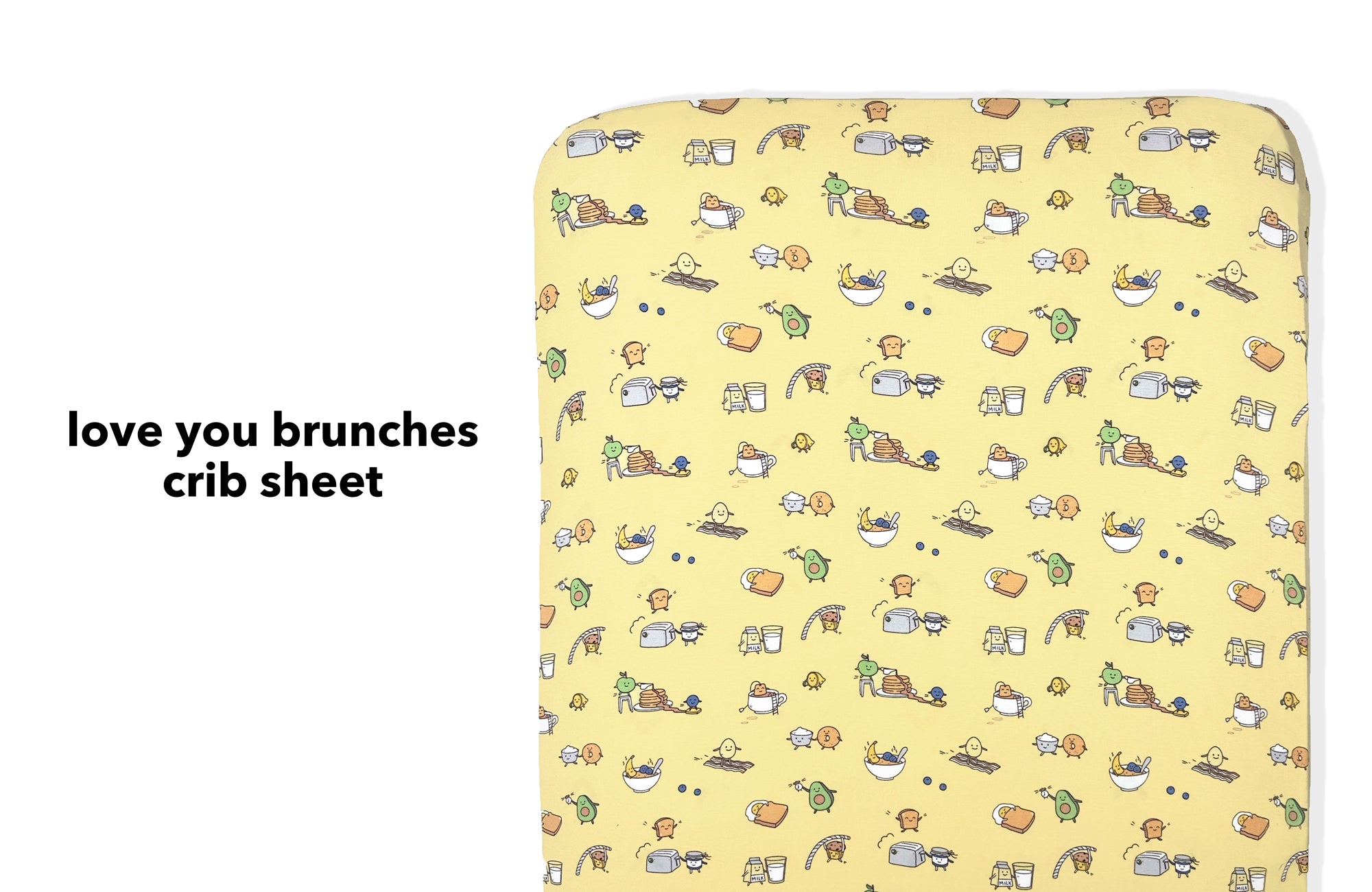 Love You Brunches Crib Sheet