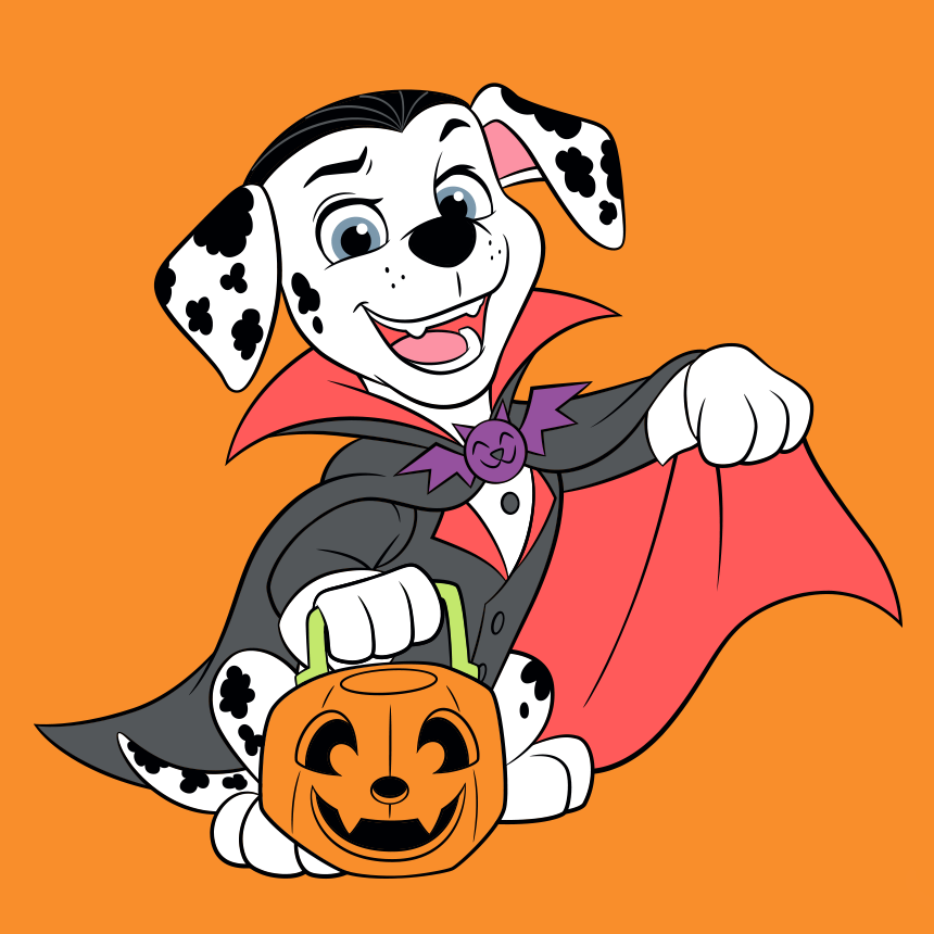 PAW Patrol: Halloween Pups Bamboo Convertible Footie