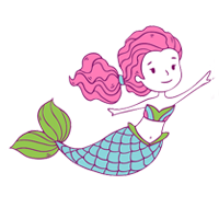 Mermaid Bamboo Kids Pajamas