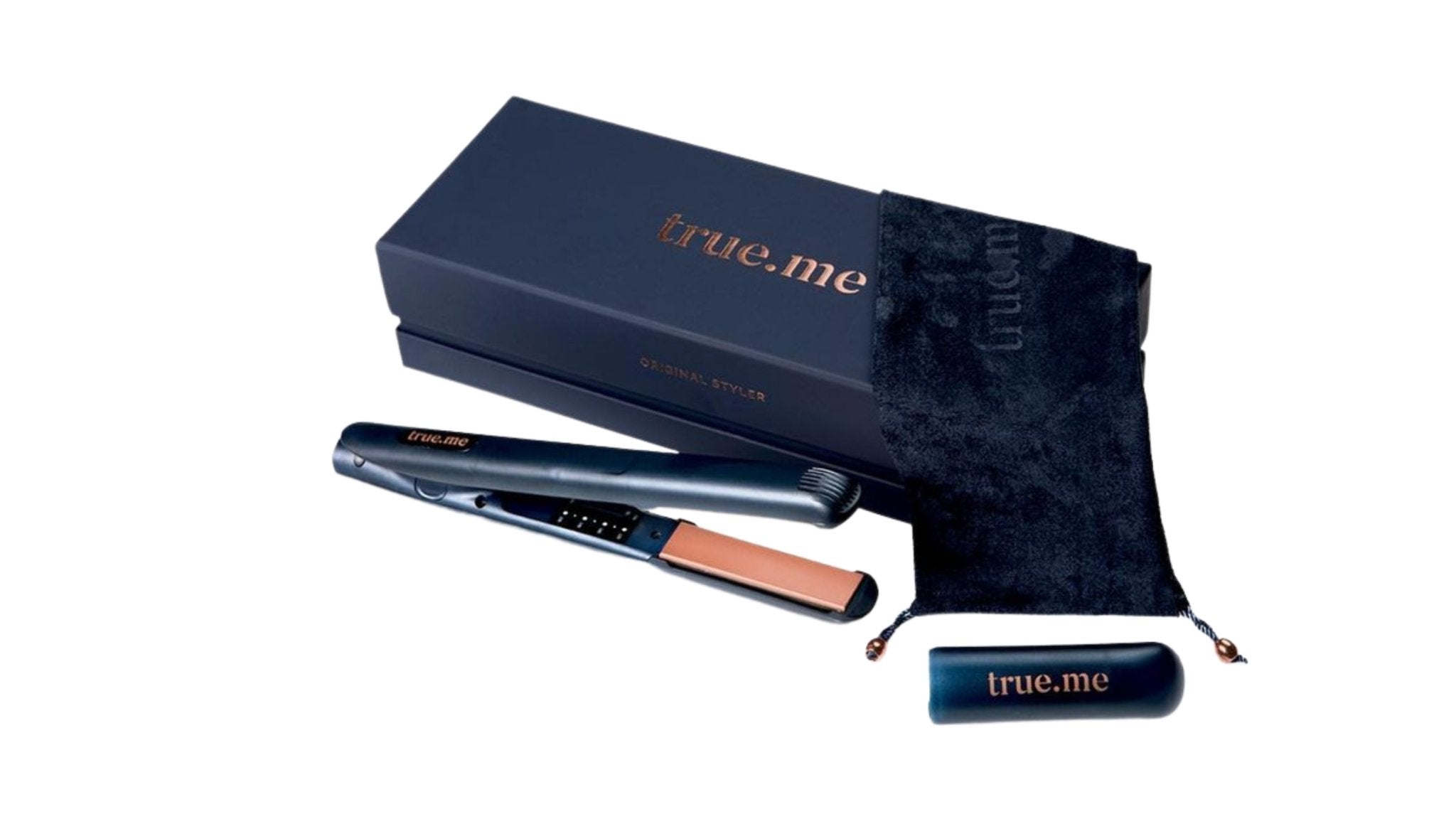 True Me Wide Hair Straightener with Keratin Infused Plate