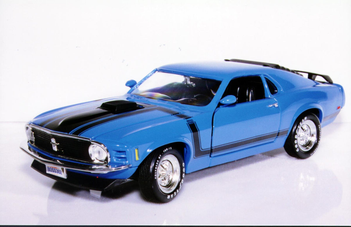 1:18 Ertl Ford Mustang '70 Boss 302 w/ Shaker Hood – Cameron’s Model Cars