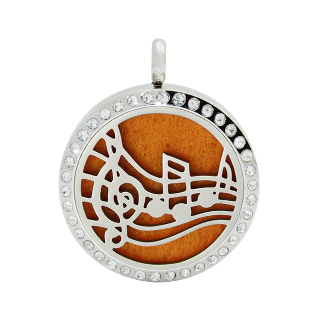 Music Note Aromatherapy Diffusing Necklace