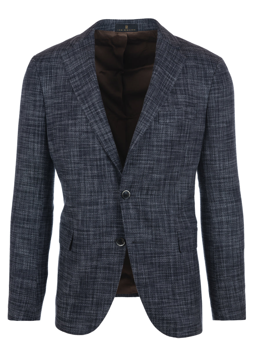 Textured Stone Cashmere Sport Coat – Ike Behar