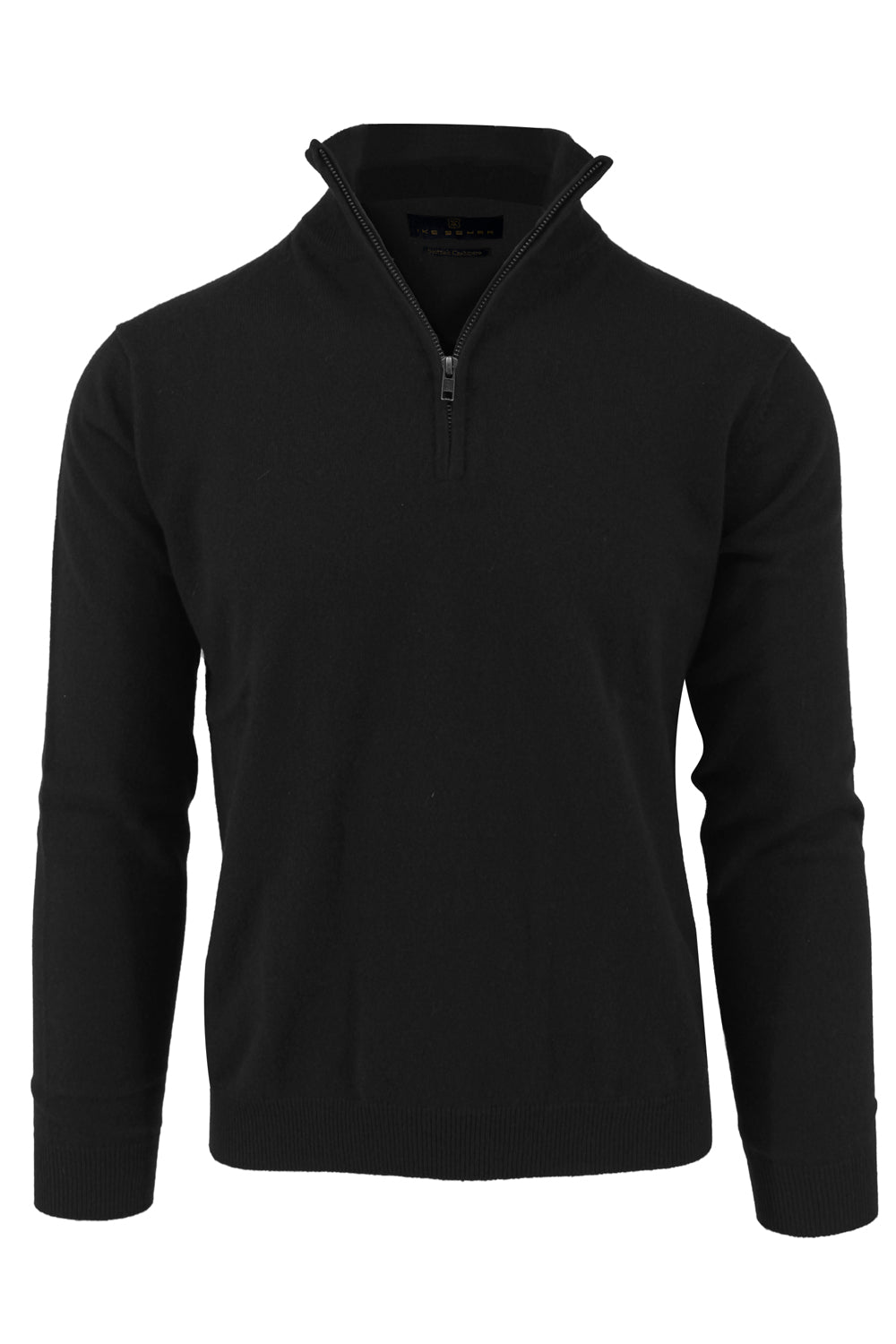 Charcoal 1/4 Zip Cashmere Sweater