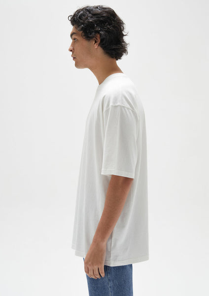 Assembly Label Delmar Organic Tee - White/Black – Deer Willow