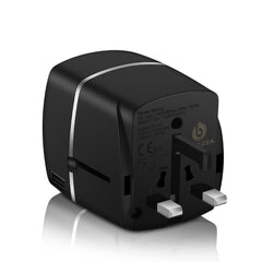 BONAZZA Universal Plug Adapter universally compatible in over 150 countries. Fits electrical outlets in most commonly visited countries including France, Europe, USA, UK, Canada, Brazil, Argentina, Ireland, Italy, Israel, Turkey, Greece, Croatia, Australia, New Zealand, Philippines, Fiji, Korea, Hong Kong, China, Vietnam, Mongolia, Indonesia, Middle East, Ghana, and Botswana etc.