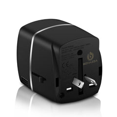 BONAZZA Universal Plug Adapter universally compatible in over 150 countries. Fits electrical outlets in most commonly visited countries including France, Europe, USA, UK, Canada, Brazil, Argentina, Ireland, Italy, Israel, Turkey, Greece, Croatia, Australia, New Zealand, Philippines, Fiji, Korea, Hong Kong, China, Vietnam, Mongolia, Indonesia, Middle East, Ghana, and Botswana etc.